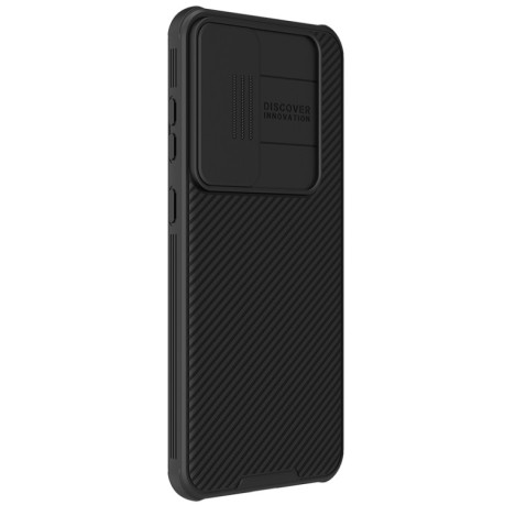 Чоловічий протиударний чохол NILLKIN CamShield (MagSafe) для Samsung Galaxy S24+ 5G - чорний