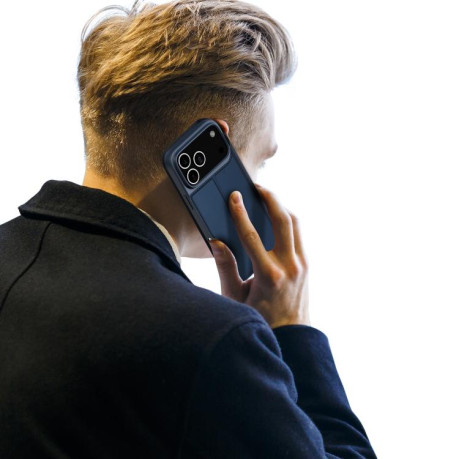 Чехол-книжка DUX DUCIS Skin Pro Series на iPhone 17 Pro - синий