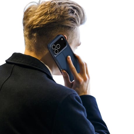 Чехол- книжка DUX DUCIS Skin Pro Series на iPhone 17 Pro Max - синий
