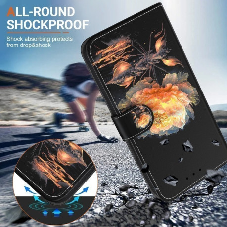 Чохол-книжка Colored Drawing Series на OPPO Reno11 F Global - різнокольоровий