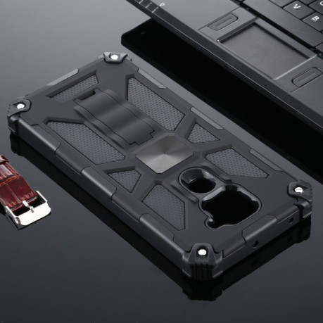 Протиударний чохол Magnetic with Holder на Xiaomi Redmi 10X / Note 9 - чорний