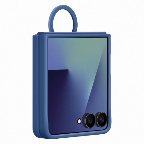Оригинальный чехол Samsung Ring Case на Samsung Galaxy Flip 7 - Blue(EF-PF766TNEGWW)