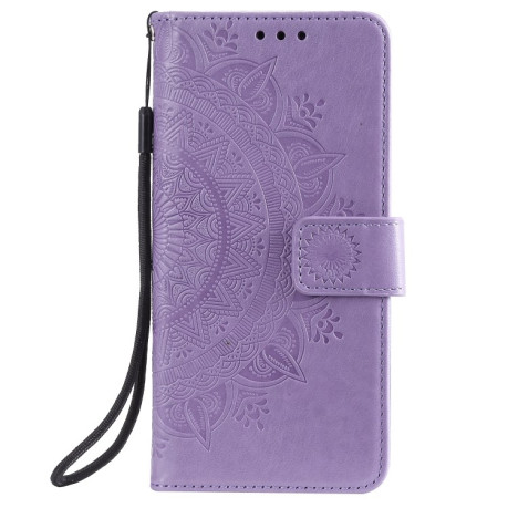 Чохол-книга Totem Flower для iPhone 14 Plus - фіолетовий