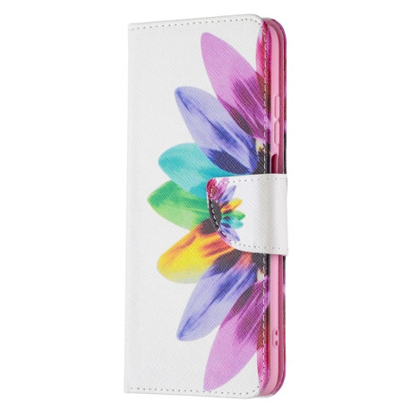 Чехол-книжка Colored Drawing Pattern для Xiaomi Redmi 10 - Sun Flower