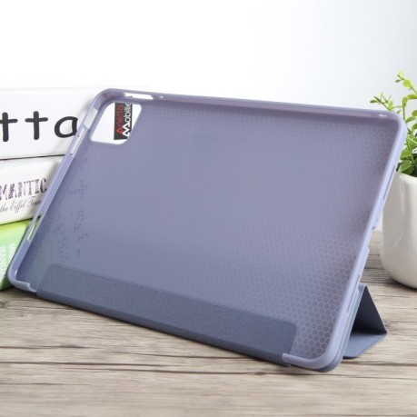 Чехол-книжка Litchi Texture для Xiaomi Pad 7 / Pad 7 Pro - фиолетовый