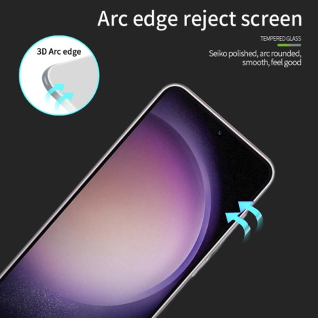 Защитное стекло PINWUYO 9H 3D Full Screen на Samsung Galaxy S24 5G - черное