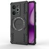 Противоударный чехол Armor Magnetic Ring на Realme 15 Pro 5G Global — чёрный