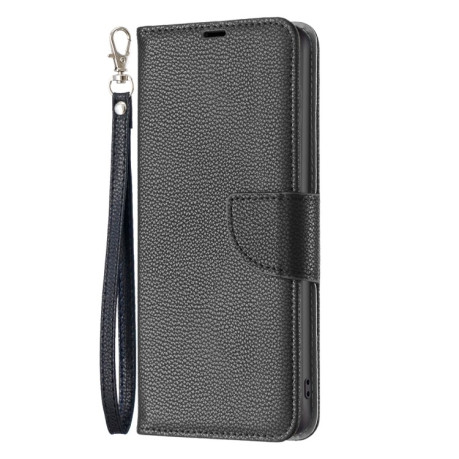Чехол-книжка Litchi Texture Pure Color на Xiaomi 13 Lite / Civi 2 - черный