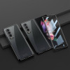 Противоударный чехол GKK Integrated Electroplating + Glass для Samsung Galaxy Fold4 - черный