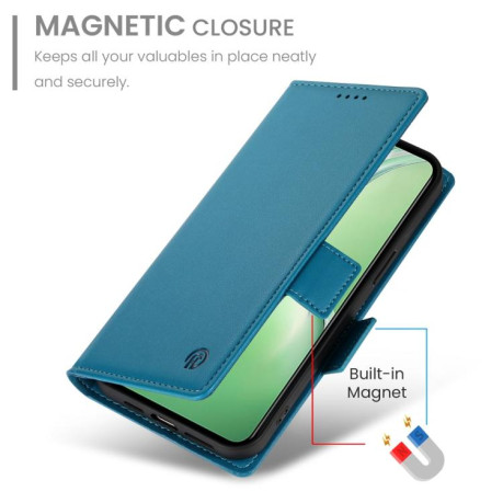 Чехол-книжка Side Buckle Magnetic Frosted Leather для OnePlus 13R/Ace 5/Ace 5 Pro - синий