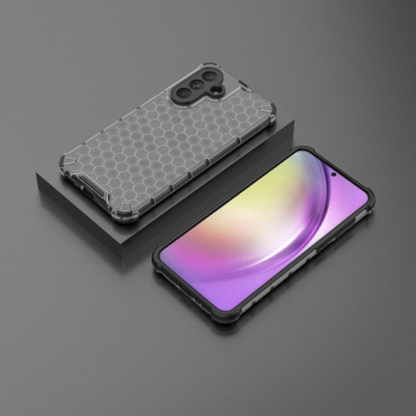Противоударный чехол Honeycomb на Samsung Galaxy A36 5G - черный