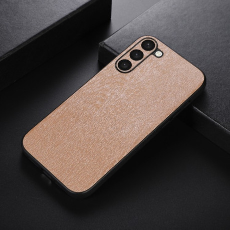 Протиударний чохол Wood Texture для Samsung Galaxy S23 5G - золотий