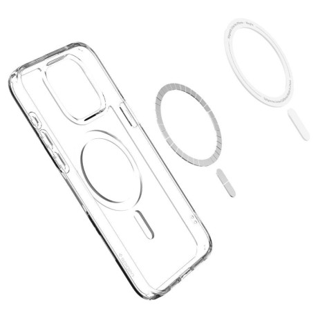 Оригинальный чехол Spigen Ultra Hybrid (Magsafe) для iPhone 15 Pro - Frost Clear