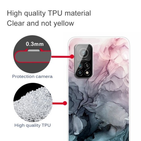 Протиударний чохол Marble Pattern для Xiaomi Mi 10T/10T Pro - Abstract Light Pink