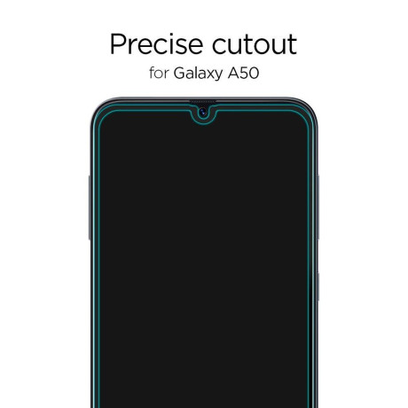 Гартоване скло SPIGEN GLASS FC для Samsung Galaxy A50/A50s/A30S Black
