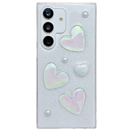 Противоударный чехол Love Epoxy для Samsung Galaxy S24 5G - прозрачный