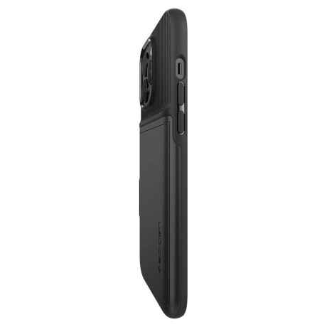 Оригинальный чехол Spigen Slim Armor Cs для iPhone 13 Pro Max - black