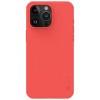 Противоударный чехол NILLKIN Super Frosted для iPhone 15 Pro Max - красный