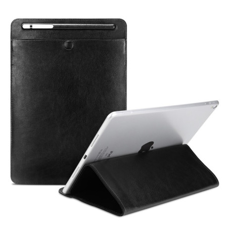 Кожаный универсальный чехол-конверт  Sleeve Bag на iPad 2 / 3 / 4 / iPad Air / Air 2 / Mini 1 / Mini 2 / Mini 3 / Mini 4 / Pro 9.7 /  Pro 10.5-черный