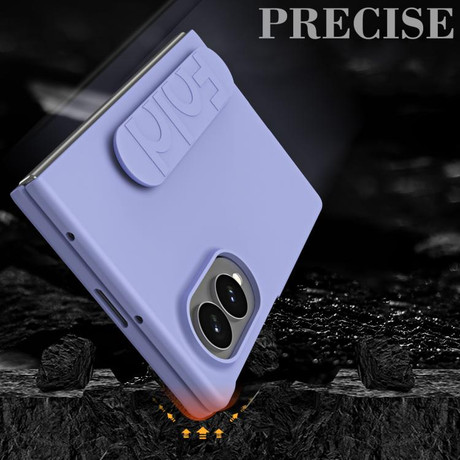 Чохол Skin Elastic Wrist Grip Back Cover на Samsung Galaxy Fold8 5G — фіолетовий