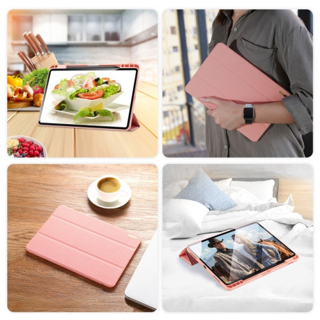 Протиударний чохол-книжка DUX DUCIS DOMO Series Xiaomi Pad 5 Pro / Pad 5 - рожевий