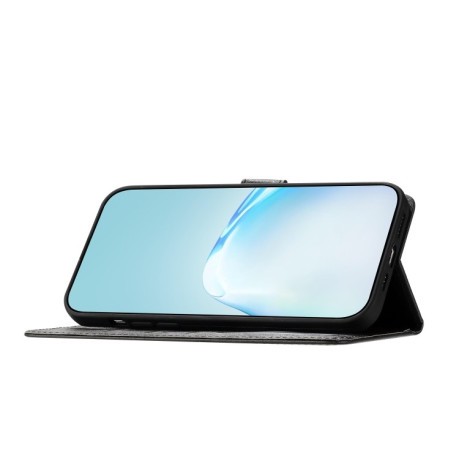 Чехол-книжка Silk Texture Horizontal Flip Leather для OnePlus 13 - черный