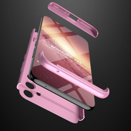 Протиударний чохол GKK Three Stage Splicing для Samsung Galaxy A34 5G - рожеве золото