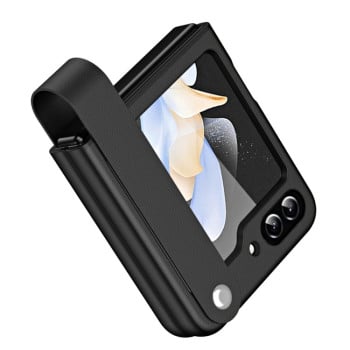 Протиударний чохол Hand Strap Type для Samsung Galaxy Flip 5 - чорний