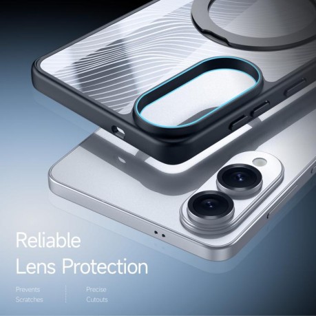 Чехол DUX DUCIS Aimo Series MagSafe Frosted Feel на Samsung Galaxy S25 Edge 5G - черный