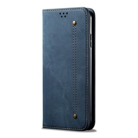 Чехол-книжка Denim Texture Casual Style на Xiaomi Redmi Note 12 Pro 5G - синий