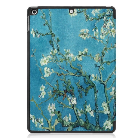 Чехол Custer Three-folding Sleep/Wake-up  Apricot Flower на iPad 9/8/7 10.2 (2019/2020/2021)