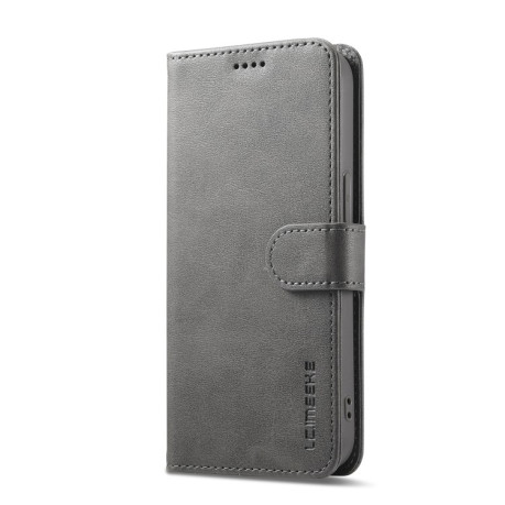 Чехол книжка LC IMEEKE Calf Texture на iPhone 16e - серый