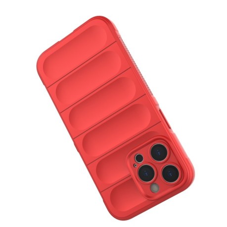 Силиконовый чехол Magic Flannel для iPhone 14 Pro Max - винно-красный