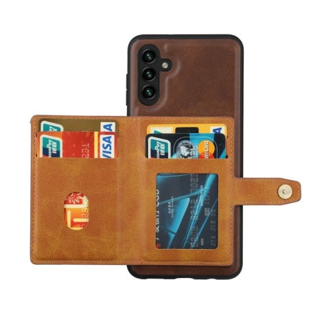 Протиударний чохол Calfskin Color для Samsung Galaxy A05s - зелений