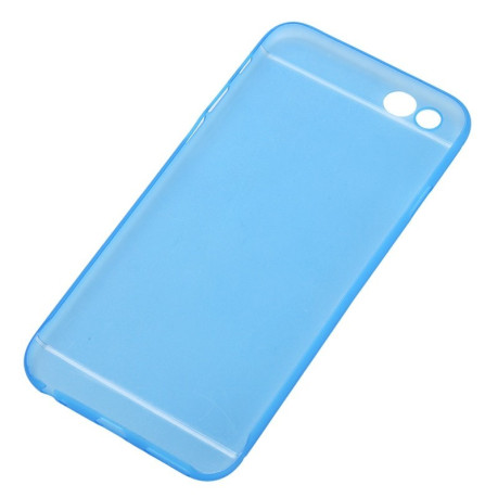 Ультратонкий Полупрозрачный Чехол с Защитой Камеры Голубой для iPhone 6, 6S