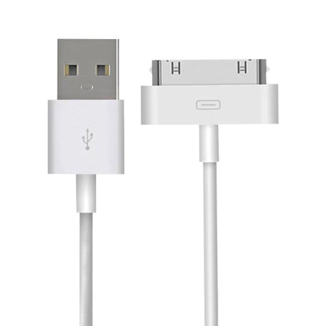 Кабель 2m 30 Pin Data Sync Cable For iPhone 4 &amp; 4S, iPhone 3GS / 3G, iPad 3 / iPad 2 / iPad - білий