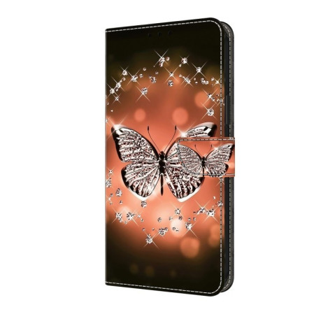 Чехол-книжка Crystal 3D Shockproof Protective Leather для Samsung Galaxy A35 5G - Butterfly