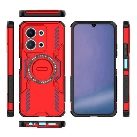 Протиударний чохол Butterfly Armor з MagSafe на Xiaomi Redmi 15C 5G / 4G EU 173mm - червоний