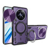 Протиударний чохол CD Texture Sliding Camshield Magnetic Holder Realme 13 5G/12 5G/12X 5G Global - фіолетовий
