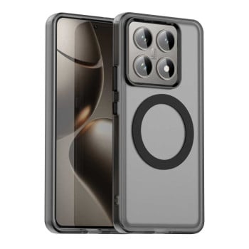 Противоударный чехол MagSafe Holder PC Hybrid для Xiaomi 14T - черный