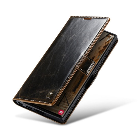 Чохол-книжка CaseMe 003 Series для Samsung Galaxy S23 Ultra 5G - кавовий