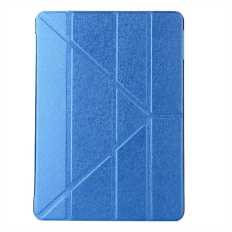 Чохол-книжка Silk Texture Horizontal Deformation iPad 9/8/7 10.2 (2019/2020/2021) -синій