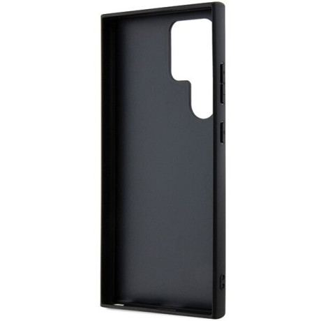 Оригінальний чохол Karl Lagerfeld Saffiano Karl &amp; Choupette Metal Pin для Samsung Galaxy S24 Ultra - Gray/gray(KLHCS24LPSAKCMPG)