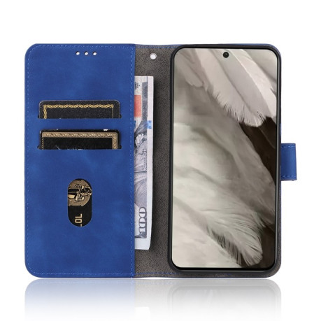 Чохол-книжка Skin Feel Magnetic Flip Leather для Google Pixel 8 - синій