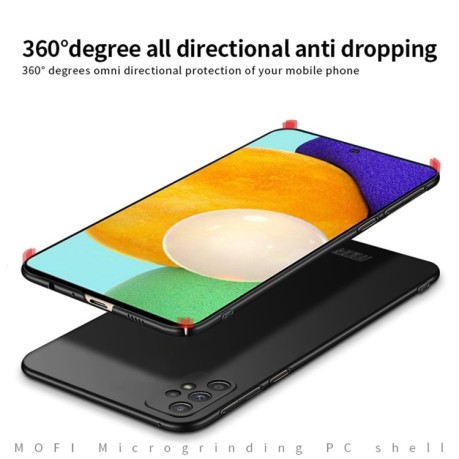 Ультратонкий чехол MOFI Frosted на Samsung Galaxy A52/A52s 5G / 4G - черный