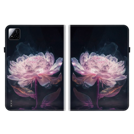 Чехол-книжка Crystal Texture Painted Leather для Xiaomi Pad 7 / Pad 7 Pro - Peony