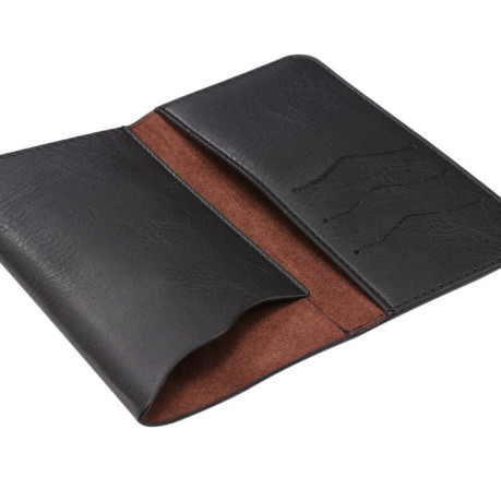 Кожаный универсальный чехол  на iPhone 6/6s 4.3 - 4.8 Inch Universal Elephant Texture Carry(Black)