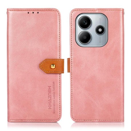 Чохол-книжка KHAZNEH Cowhide Texture на Xiaomi Redmi Note 14 4G 164.84mm - золото