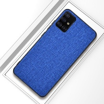 Чехол   Cloth Protective для Samsung Galaxy А51-синий