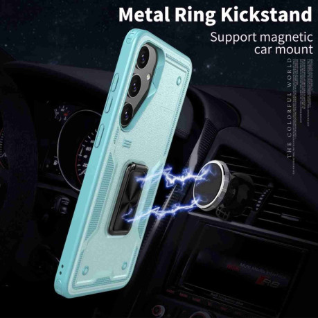 Протиударний чохол HMC 360 Degree Rotating Holder для Samsung Galaxy S25+ 5G - синій